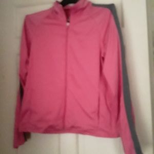 Tell Gear Pink Athletic Workout Large Jacket